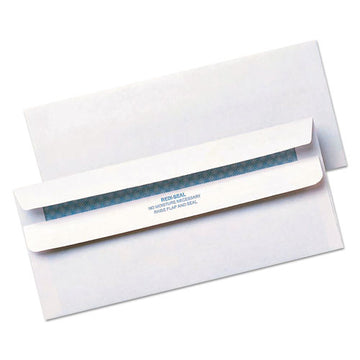 Quality Park™ Redi-seal Envelope, #10, Commercial Flap, Redi-seal Closure, 4.13 X 9.5, White, 500-box freeshipping - TVN Wholesale
